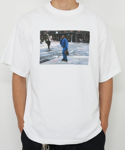 BASIS(ベイシス)の「SANDER LAND 8.2ozオーガニックコットン BLUE STREET 半袖Tシャツ(Tシャツ/カットソー・メンズ・ホワイト/ブラック・X-LARGE/MEDIUM/LARGE)」の19枚目の写真