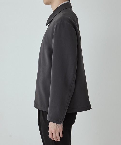 KTZ 短丈ブルゾン NTN】クロップドジップアップブルゾン