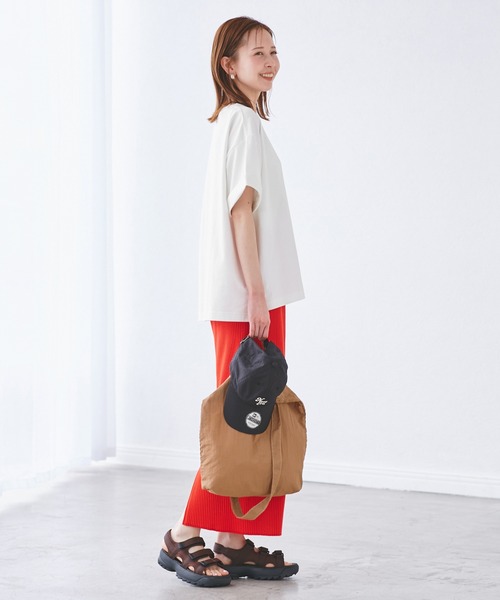 ROPE' PICNIC(ロペピクニック)の「(entry price)マルチファンクション袖折り返しラウンドヘムtee(Tシャツ/カットソー・レディース・ブラック/オフホワイト/ピンク/ブルー/グリーン系その他/ダークブラウン/カーキ/クリーム・38)」の14枚目の写真