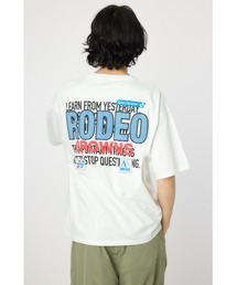 メンズOverlap デニムアップリケTシャツ