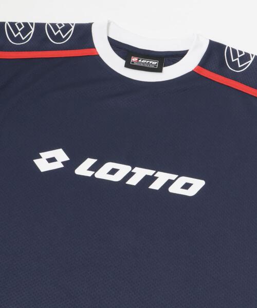 LOTTO（ロット）の「LOTTO　LOGO PRA-SHIRTS（Tシャツ/カットソー・メンズ・ネイビー/ホワイト/ブラック・MEDIUM/LARGE/X-LARGE）」の11枚目の写真