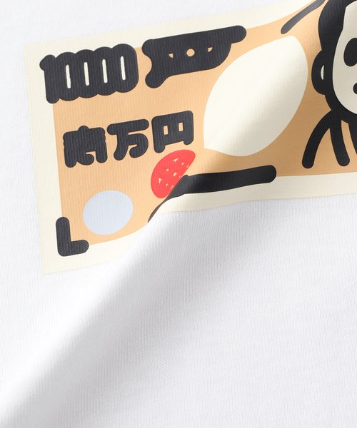 CITY COUNTRY CITY(シティーカントリーシティー)の「CITY COUNTRY CITY / シティーカントリーシティー S/S TEE マンケン(Tシャツ/カットソー・メンズ・ホワイト/ブラック・MEDIUM/LARGE)」の8枚目の写真