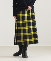 O'NEIL of DUBLIN（オニールオブダブリン）の「O’NEIL OF DUBLIN / ウール ナローベルト キルトスカート（スカート）」