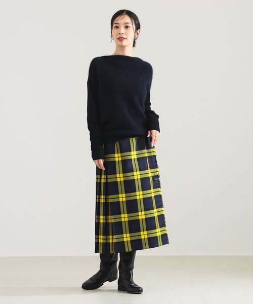 O'NEIL OF DUBLIN / ウール ナローベルト キルトスカート（スカート