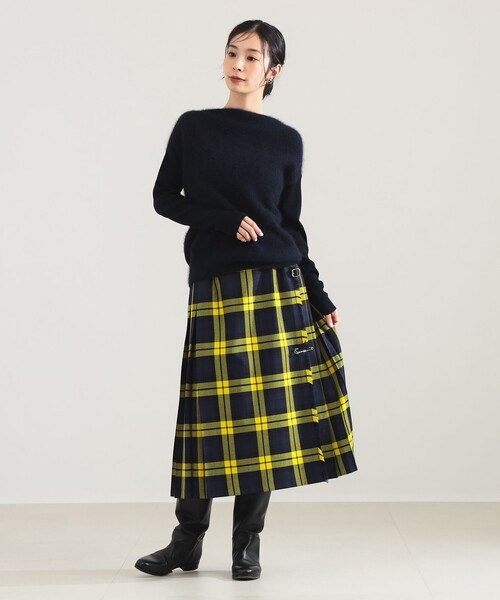 O'NEIL OF DUBLIN / ウール ナローベルト キルトスカート（スカート