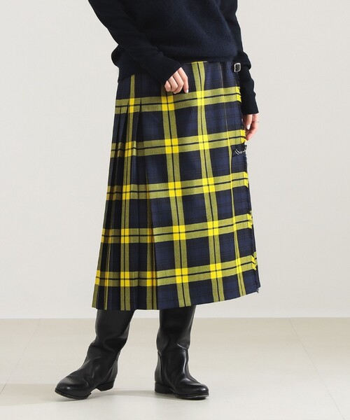 O'NEIL OF DUBLIN / ウール ナローベルト キルトスカート（スカート