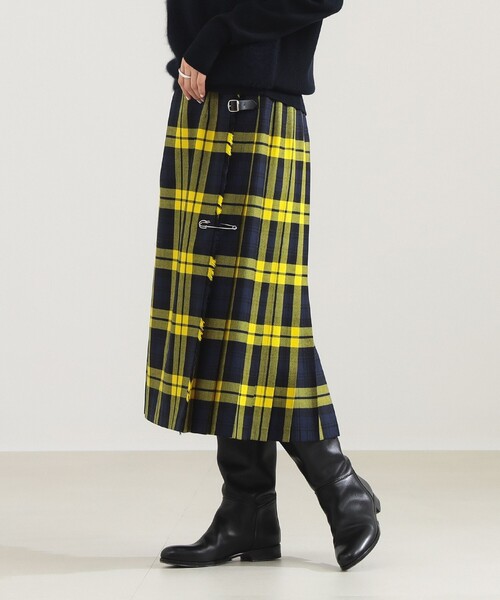 O'NEIL OF DUBLIN / ウール ナローベルト キルトスカート（スカート