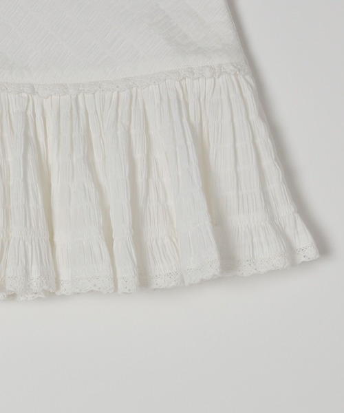 Heather（ヘザー）の「レイヤードフリルミニスカート　491952（スカート・レディース・ブラック/ホワイト/ブラック系その他/ブラック系その他2・FREE）」の18枚目の写真