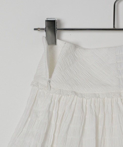 Heather（ヘザー）の「レイヤードフリルミニスカート　491952（スカート・レディース・ブラック/ホワイト/ブラック系その他/ブラック系その他2・FREE）」の16枚目の写真