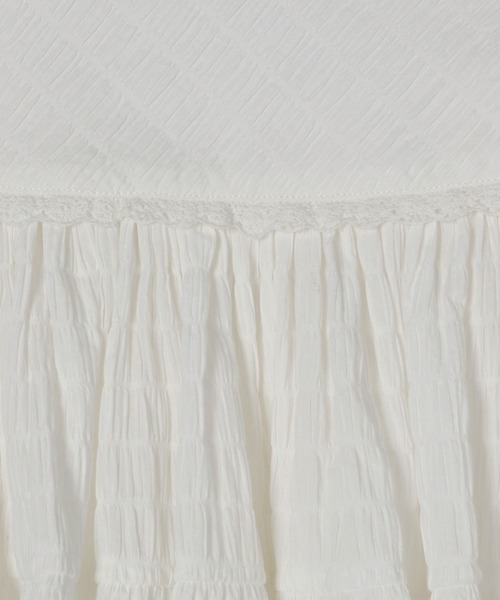 Heather（ヘザー）の「レイヤードフリルミニスカート　491952（スカート・レディース・ブラック/ホワイト/ブラック系その他/ブラック系その他2・FREE）」の15枚目の写真