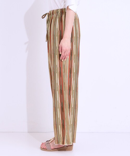 Cutie Blonde（キューティーブロンド）の「【洗える/ひんやり/S-LL】柄イージーパンツ（その他パンツ・レディース・オレンジ系その他3/ネイビー系1/ブラック系・01/02/03/04）」の17枚目の写真