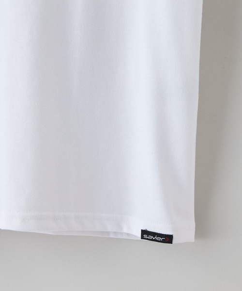 SAVIER(サビアー)の「【SAVIER/サビアー】×【ZERO STAIN/ゼロステイン】コラボ ヘンリーネックTシャツ(Tシャツ/カットソー・メンズ・オフホワイト/ホワイト/ブラック/ネイビー・LARGE/MEDIUM)」の8枚目の写真