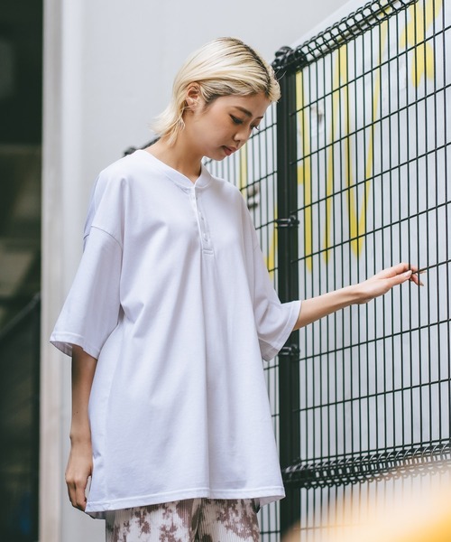 SAVIER(サビアー)の「【SAVIER/サビアー】×【ZERO STAIN/ゼロステイン】コラボ ヘンリーネックTシャツ(Tシャツ/カットソー・メンズ・オフホワイト/ホワイト/ブラック/ネイビー・LARGE/MEDIUM)」の19枚目の写真