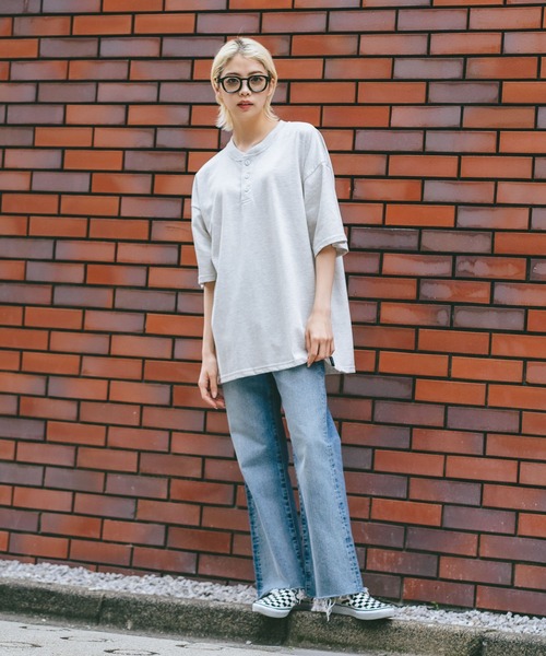 SAVIER(サビアー)の「【SAVIER/サビアー】×【ZERO STAIN/ゼロステイン】コラボ ヘンリーネックTシャツ(Tシャツ/カットソー・メンズ・オフホワイト/ホワイト/ブラック/ネイビー・LARGE/MEDIUM)」の21枚目の写真
