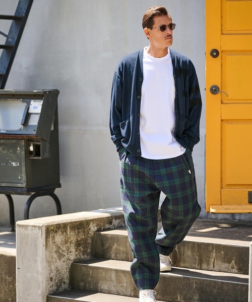 THEOREM(セオレム)の「mcg3646-Award Cardigan レタードカーディガン(カーディガン/ボレロ・メンズ・ネイビー/グレー/イエロー・M/L/XL)」の6枚目の写真