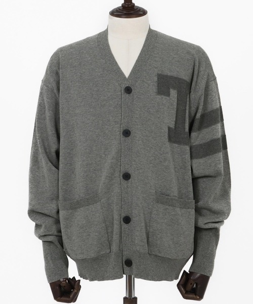 mcg3646-Award Cardigan レタードカーディガン（カーディガン/ボレロ