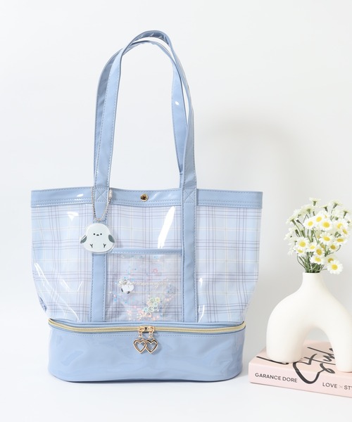 2点おまとめ⭐︎専用⭐︎シャカシャカトートバッグ ｼｬｶｼｬｶ2層式ｸﾘｱﾄｰﾄ（トートバッグ）｜FUNALIVE（ファンアライブ