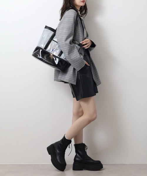 2点おまとめ⭐︎専用⭐︎シャカシャカトートバッグ ｼｬｶｼｬｶ2層式ｸﾘｱﾄｰﾄ（トートバッグ）｜FUNALIVE（ファンアライブ