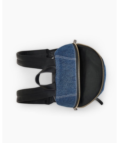 MARC JACOBS（マークジェイコブス）の「CB DENIM BIKER/ザ カラーブロック デニム バイカー バックパック ミディアム（バックパック/リュック・レディース・ブルー系その他・ONE SIZE）」の3枚目の写真