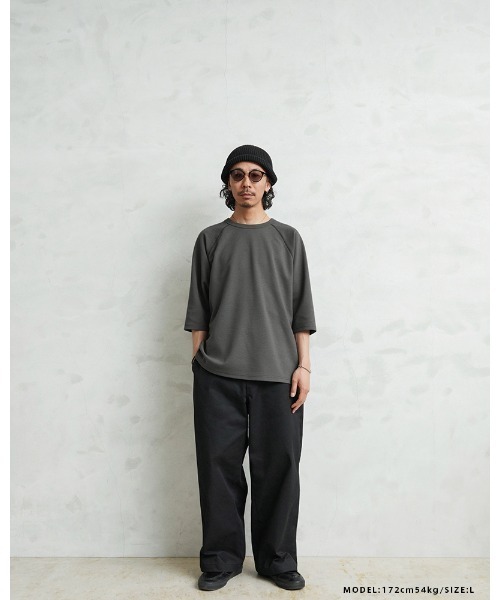 WAIPER.inc フライスTシャツTHREE-QUARTER SLEEVE WAIPER.inc フライスTシャツ THREE-QUARTER SLEEVE【WP1115】（T