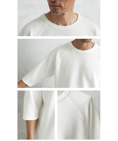 WAIPER.inc フライスTシャツTHREE-QUARTER SLEEVE 楽天市場】WAIPER.inc フライスTシャツ THREE-QUARTER SLEEVE