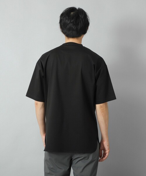 NOLLEY’S（ノーリーズ）の「【ACTIVE SECT】《限定展開》両面シルケット ラウンドテールTシャツ 25SS（Tシャツ/カットソー・メンズ・グレイッシュブルー/ホワイト/ブラック・L/M/S）」の14枚目の写真