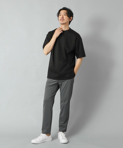 NOLLEY’S（ノーリーズ）の「【ACTIVE SECT】《限定展開》両面シルケット ラウンドテールTシャツ 25SS（Tシャツ/カットソー・メンズ・グレイッシュブルー/ホワイト/ブラック・L/M/S）」の11枚目の写真