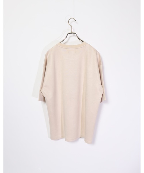 ATELANE(アテレーン)の「ATELANE/ライトスエードポンチ フラワーTEE(Tシャツ/カットソー・メンズ・グレー/アイボリー・LARGE/MEDIUM)」の3枚目の写真
