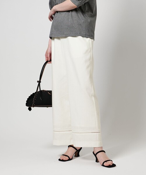 UNITED ARROWS(ユナイテッドアローズ)の「Spiree Asami イージーパンツ WHITE(その他パンツ・レディース・オフホワイト・38/36)」の2枚目の写真