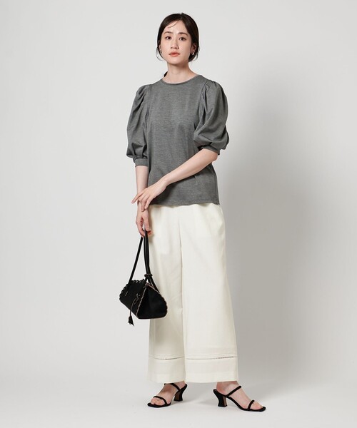 UNITED ARROWS(ユナイテッドアローズ)の「Spiree Asami イージーパンツ WHITE(その他パンツ・レディース・オフホワイト・38/36)」の3枚目の写真