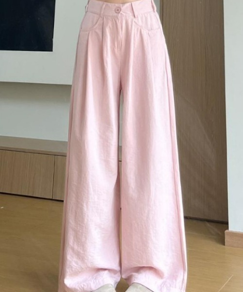 REBALANCE（リバランス）の「カラーワイドパンツ（その他パンツ・レディース・C/E/B/A・LARGE/MEDIUM）」の3枚目の写真