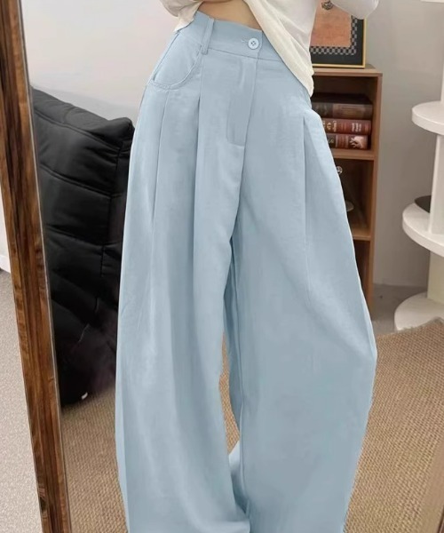 REBALANCE（リバランス）の「カラーワイドパンツ（その他パンツ・レディース・C/E/B/A・LARGE/MEDIUM）」の4枚目の写真