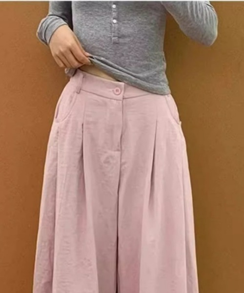 REBALANCE（リバランス）の「カラーワイドパンツ（その他パンツ・レディース・C/E/B/A・LARGE/MEDIUM）」の9枚目の写真