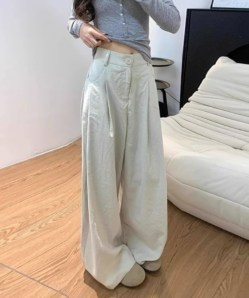 REBALANCE（リバランス）の「カラーワイドパンツ（その他パンツ・レディース・C/E/B/A・LARGE/MEDIUM）」の15枚目の写真