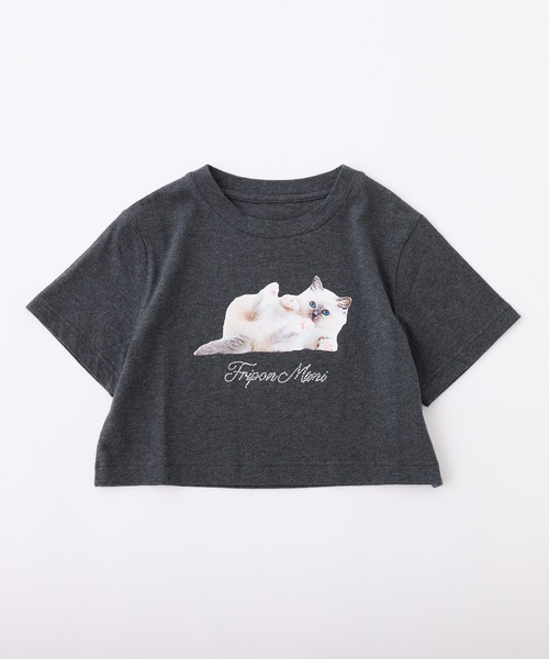 one after another NICE CLAUP(ワンアフターアナザーナイスクラップ)の「ネコ/リボンアソートショートTシャツ(Tシャツ/カットソー・レディース・ブラック/オフホワイト/チャコールグレー/ホワイト・FREE)」の20枚目の写真