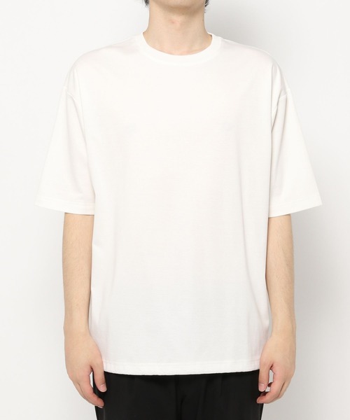 LAKOLE(ラコレ)の「シルケットドロスト半袖T / 425030(Tシャツ/カットソー・メンズ・グリーン/ホワイト/ブラック・LARGE/MEDIUM)」の4枚目の写真