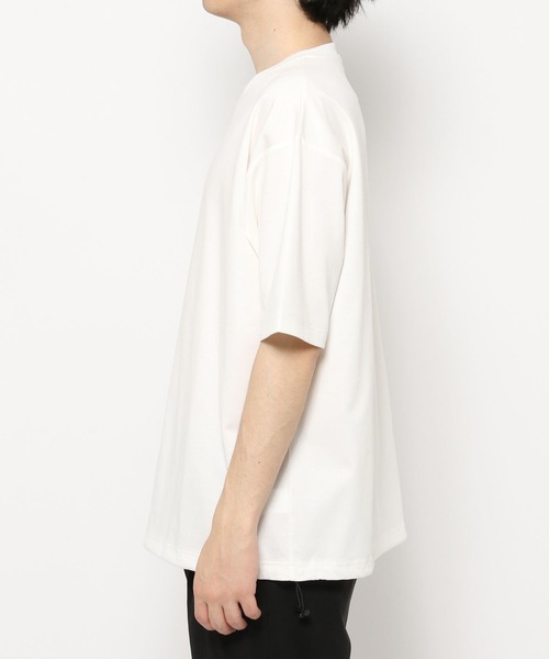 LAKOLE(ラコレ)の「シルケットドロスト半袖T / 425030(Tシャツ/カットソー・メンズ・グリーン/ホワイト/ブラック・LARGE/MEDIUM)」の5枚目の写真