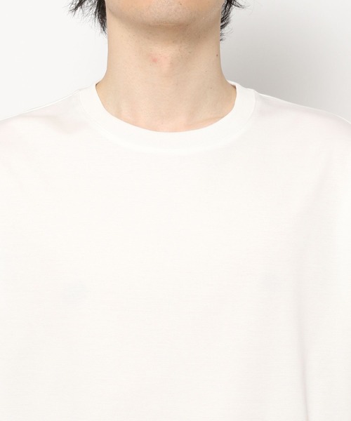 LAKOLE(ラコレ)の「シルケットドロスト半袖T / 425030(Tシャツ/カットソー・メンズ・グリーン/ホワイト/ブラック・LARGE/MEDIUM)」の7枚目の写真