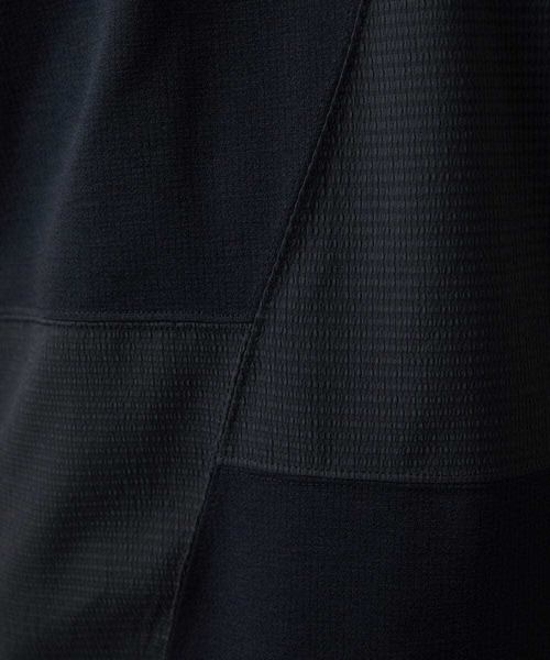 MICHEL KLEIN HOMME   （ミッシェルクランオム）の「【セットアップ】切り替えクルーネック半袖カットソー（Tシャツ/カットソー・メンズ・ブラック/ライトグレー/ネイビー・MEDIUM/LARGE/X-LARGE）」の15枚目の写真