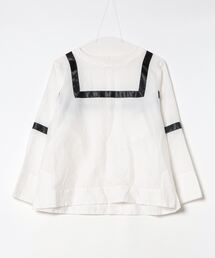 Porter des boutons◆７分袖ブラウス/コットン/ホワイト/P-22107 日本製Porter des boutonsポルテデブトン ワイドカラーブラウス
