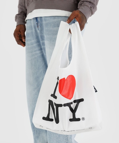 BAGGU(バグー)の「STANDARD BAGGU 290.I LOVE NY(エコバッグ/サブバッグ・レディース・ホワイト・FREE)」の1枚目の写真
