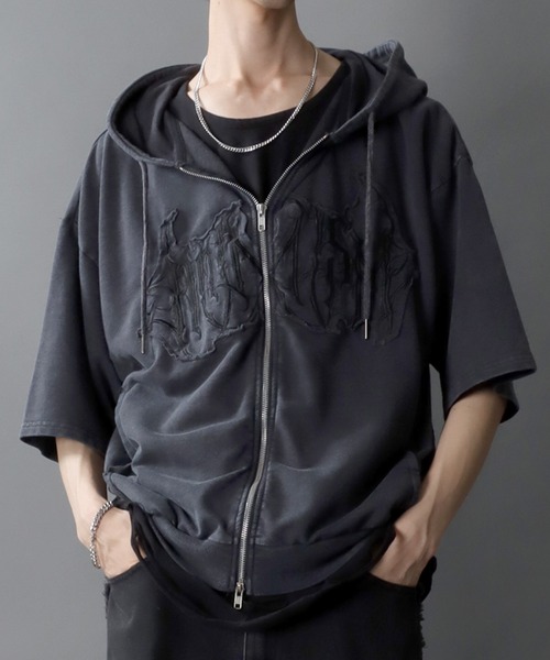 ラムレザー　ダブルジップアップパーカー　MOUSSY タイト　y2k グランジ ラムレザー ダブルジップアップパーカー MOUSSY タイト y2k