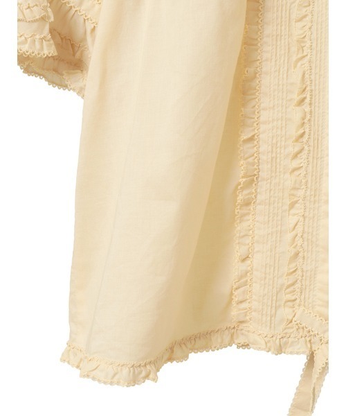 PINK HOUSE（ピンクハウス）の「ローンフリルブラウス（シャツ/ブラウス・レディース・ホワイト/ブラック/ピンク/イエロー/ミント/ラベンダー・フリー）」の10枚目の写真