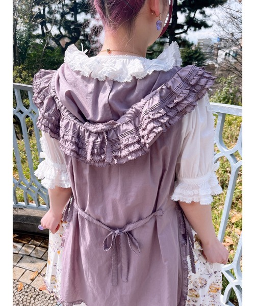 PINK HOUSE（ピンクハウス）の「ローンフリルブラウス（シャツ/ブラウス・レディース・ホワイト/ブラック/ピンク/イエロー/ミント/ラベンダー・フリー）」の21枚目の写真