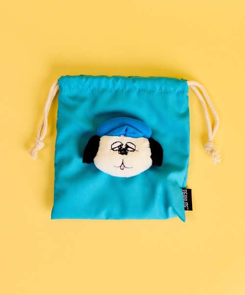 PEANUTS（ピーナッツ）の「【 PEANUTS / ピーナッツ 】ボアフェイス巾着ポーチ　NJI（ポーチ・レディース・ネイビー/オレンジ/イエロー/ブルー/グリーン/レッド/レッド系その他・FREE）」の14枚目の写真