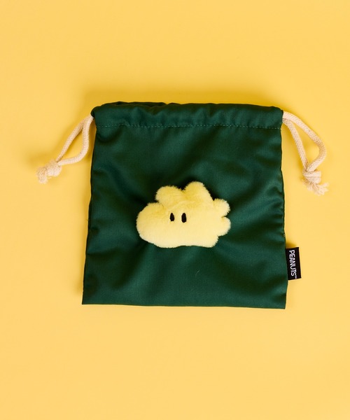 PEANUTS（ピーナッツ）の「【 PEANUTS / ピーナッツ 】ボアフェイス巾着ポーチ　NJI（ポーチ・レディース・ネイビー/オレンジ/イエロー/ブルー/グリーン/レッド/レッド系その他・FREE）」の10枚目の写真