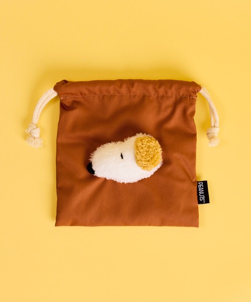PEANUTS（ピーナッツ）の「【 PEANUTS / ピーナッツ 】ボアフェイス巾着ポーチ　NJI（ポーチ・レディース・ネイビー/オレンジ/イエロー/ブルー/グリーン/レッド/レッド系その他・FREE）」の22枚目の写真