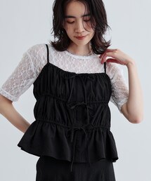 GALLEST | 【セットアップ可能】スクエアサッカービスチェ【洗える/カセット服/夏服】(タンクトップ)