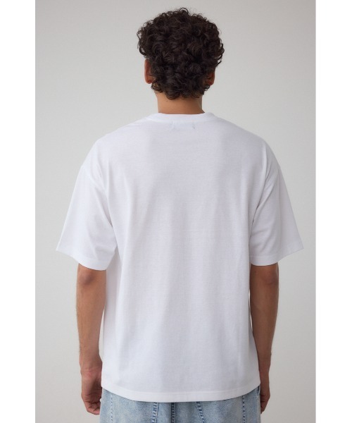 AZUL by moussy（アズールバイマウジー）の「フォト切り替えTシャツ（Tシャツ/カットソー・メンズ・オフホワイト/ブルー/ブラック/ライトイエロー・LARGE/MEDIUM）」の12枚目の写真