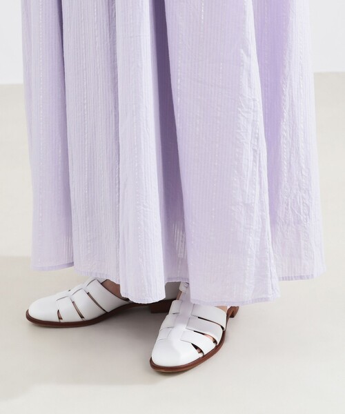 NE QUITTEZ PAS!(ヌキテパ)の「【1/1値下げ】ne Quittez pas / ルレックス ストライプ ワンピース(ワンピース・レディース・パープル系その他2・ONE SIZE)」の14枚目の写真